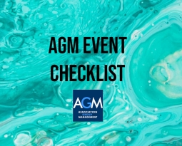 AGM Event planning checklist